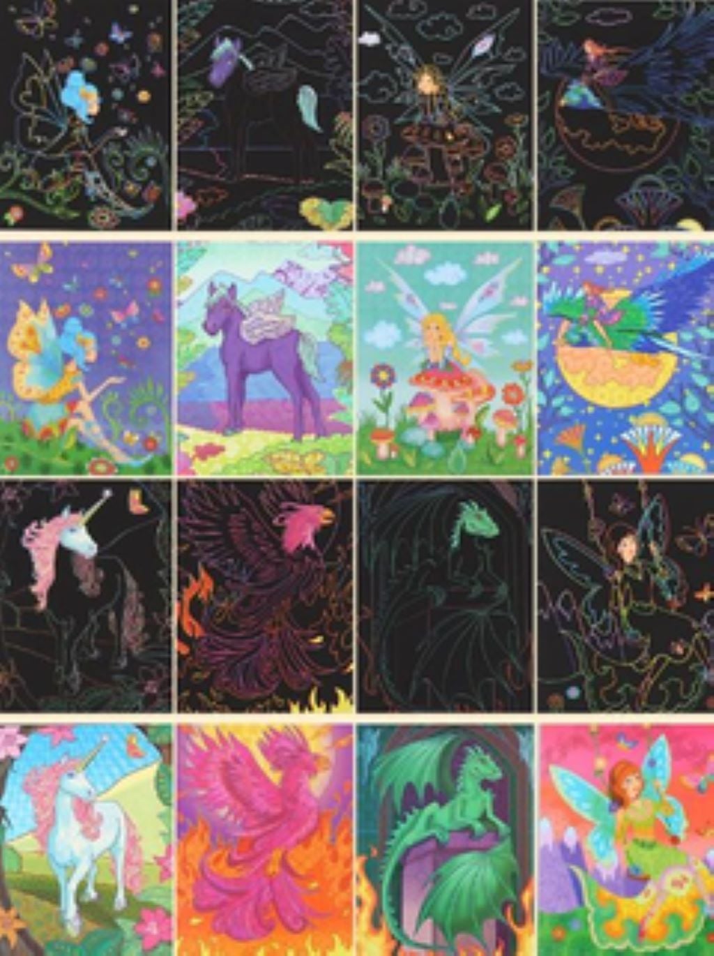 Гравюра блокнот А6 на спіралі "Квіти" палочка чорні аркуші, царапка SCN9319-WH Josefotten