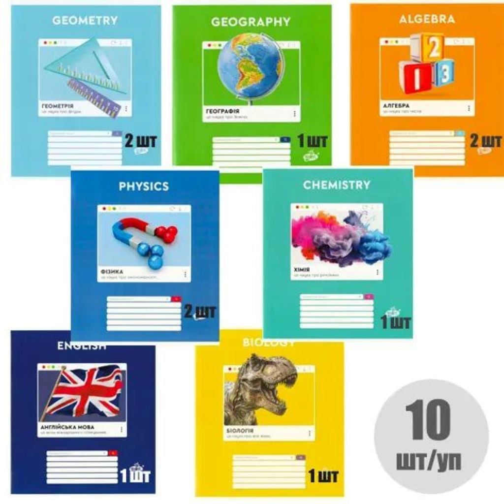 Зошит 48арк клітинка тверда обкладинка Фізика ТВ-42-11 Бріск