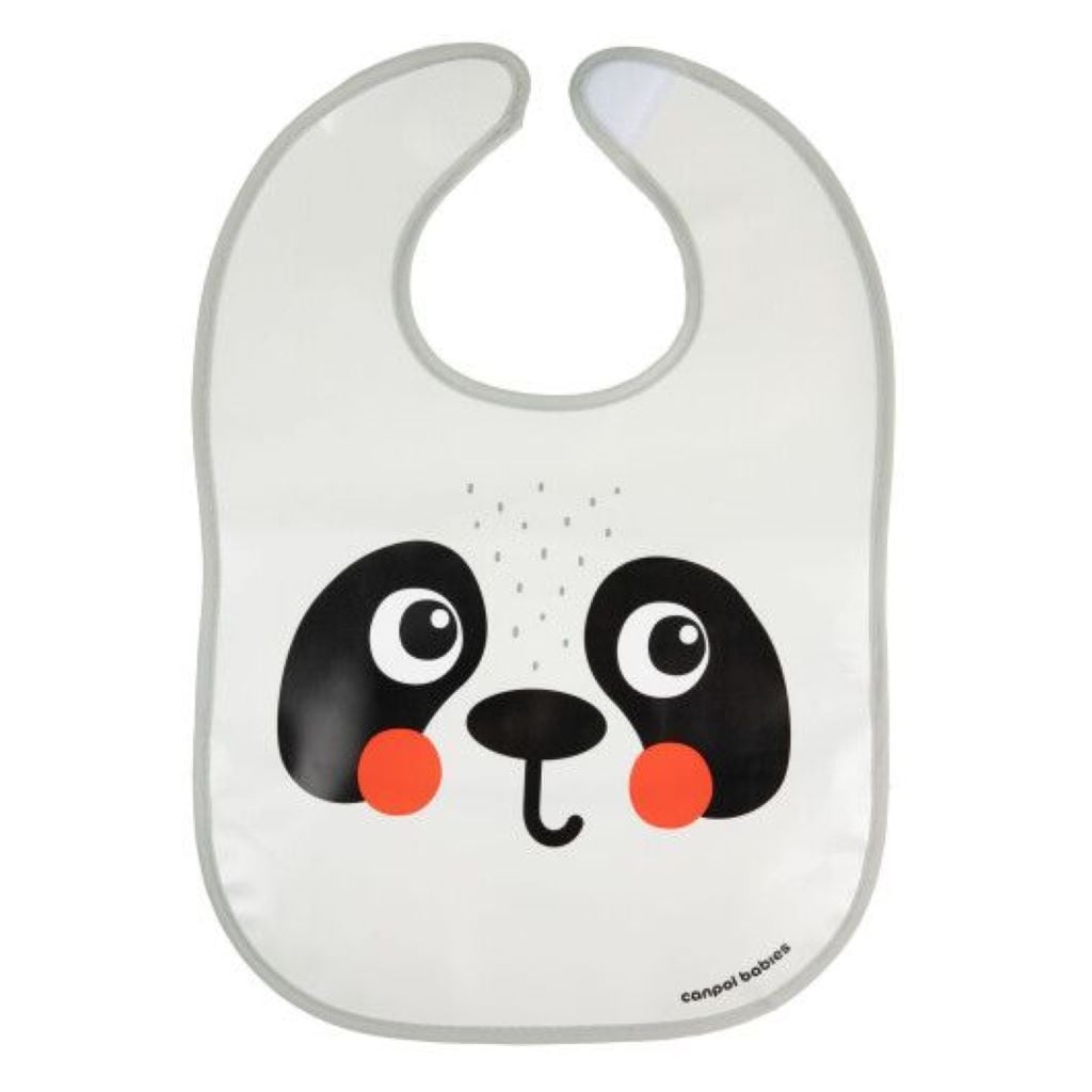 Cлинявчик пластмасовий з кишенькою Hello Little Панда у пакеті 9/232_whi canpol 68-74р