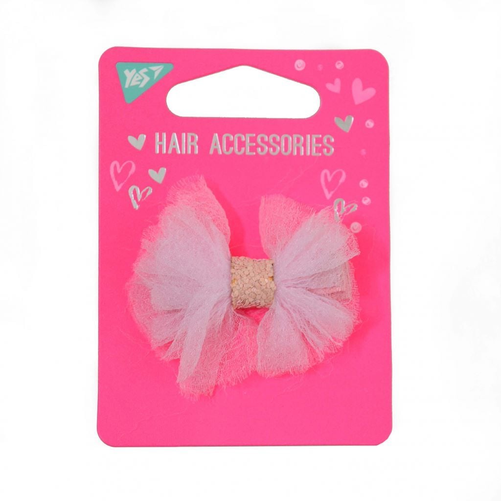 Заколка для волосся 4*5см з бантом на планшеті 707151 Yes