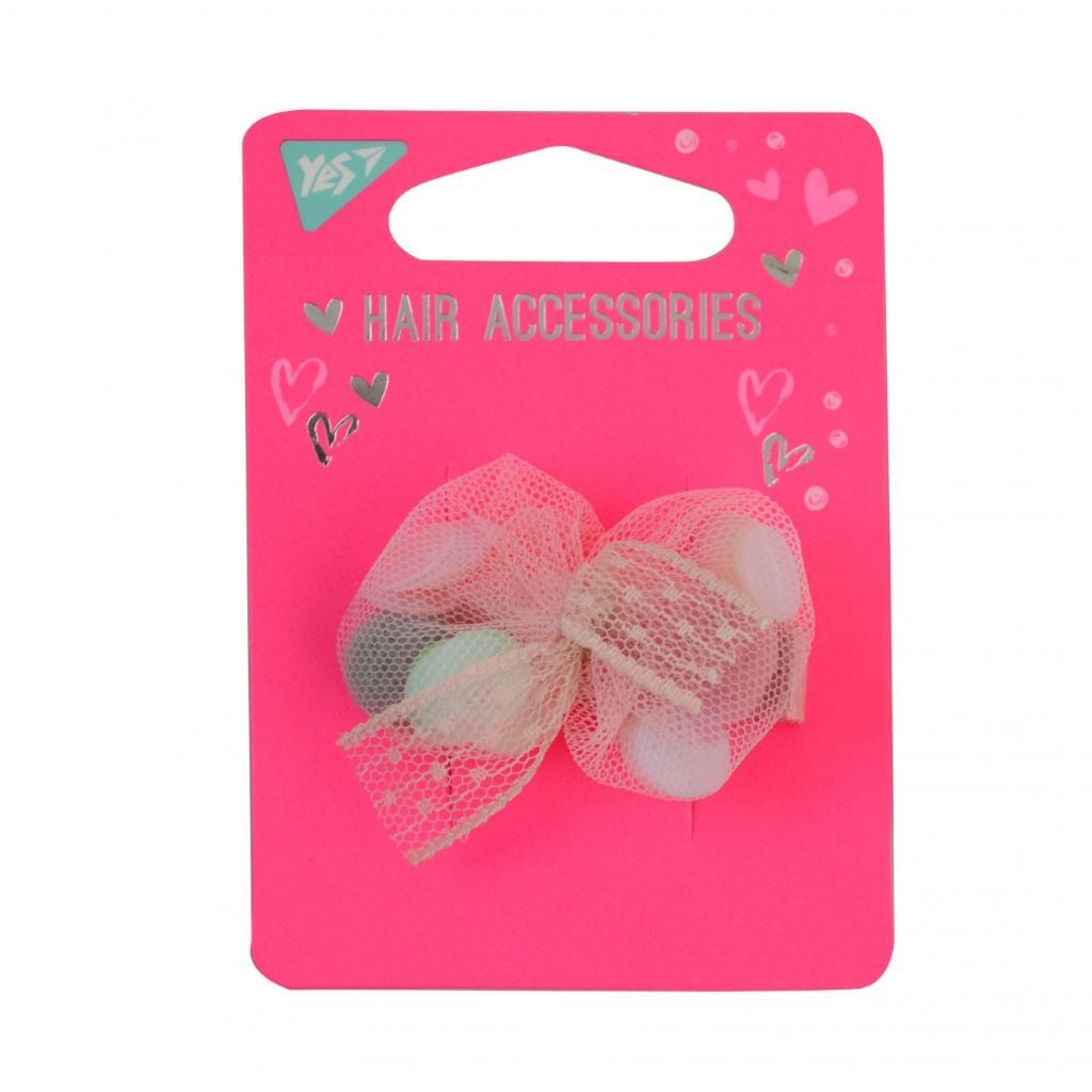 Заколка для волосся 3*5см з бантом на планшеті 707208 Yes