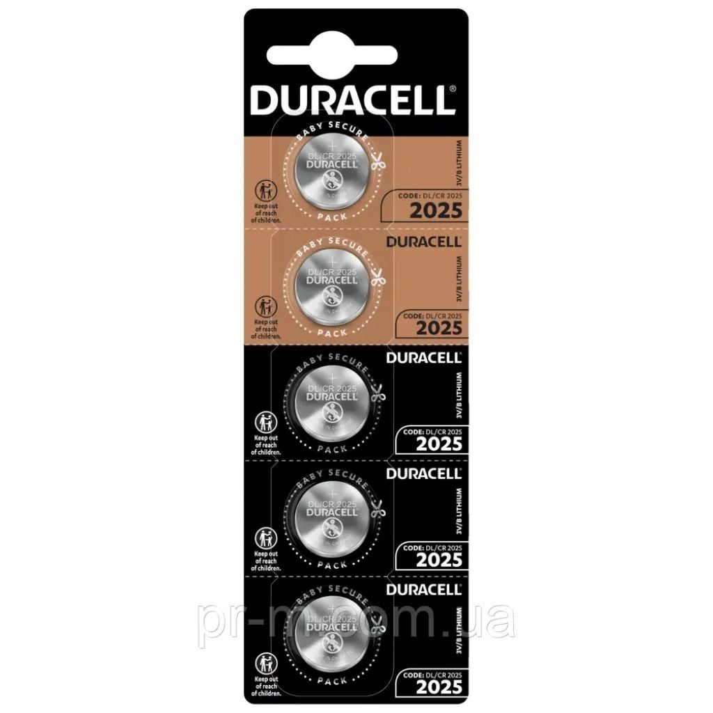 Батарейка таблетка DL 2025 CR2025 DURACELL