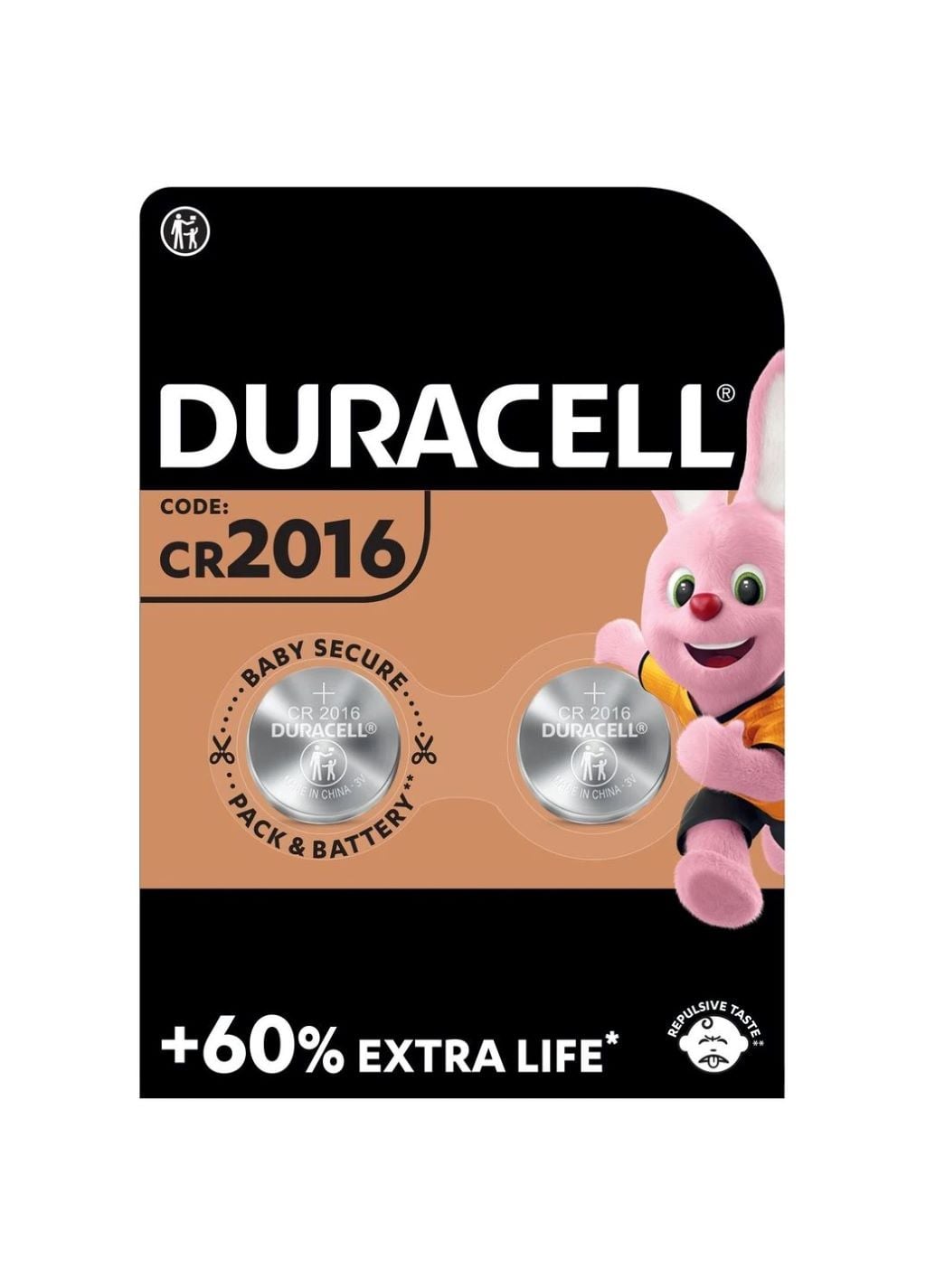 Батарейка таблетка DL 2016 CR2016 DURACELL