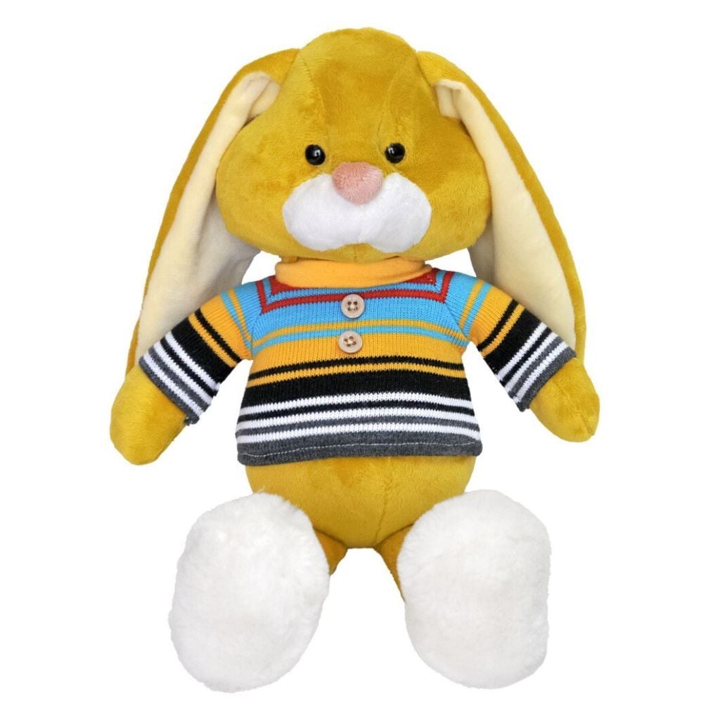 М'яка іграшка Зайчик в одязі Натан 38 см ЗА-0081 Тігрес