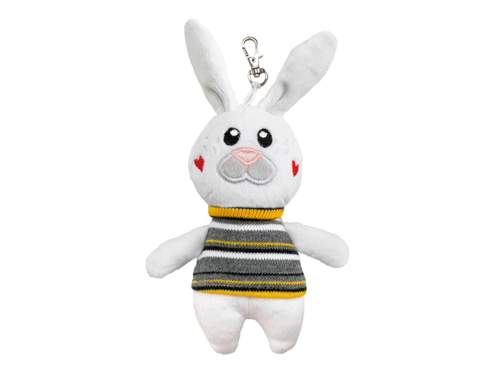 Брелоки м'яка іграшка зайчик Марк 15см ІГ-0273 Тігрес