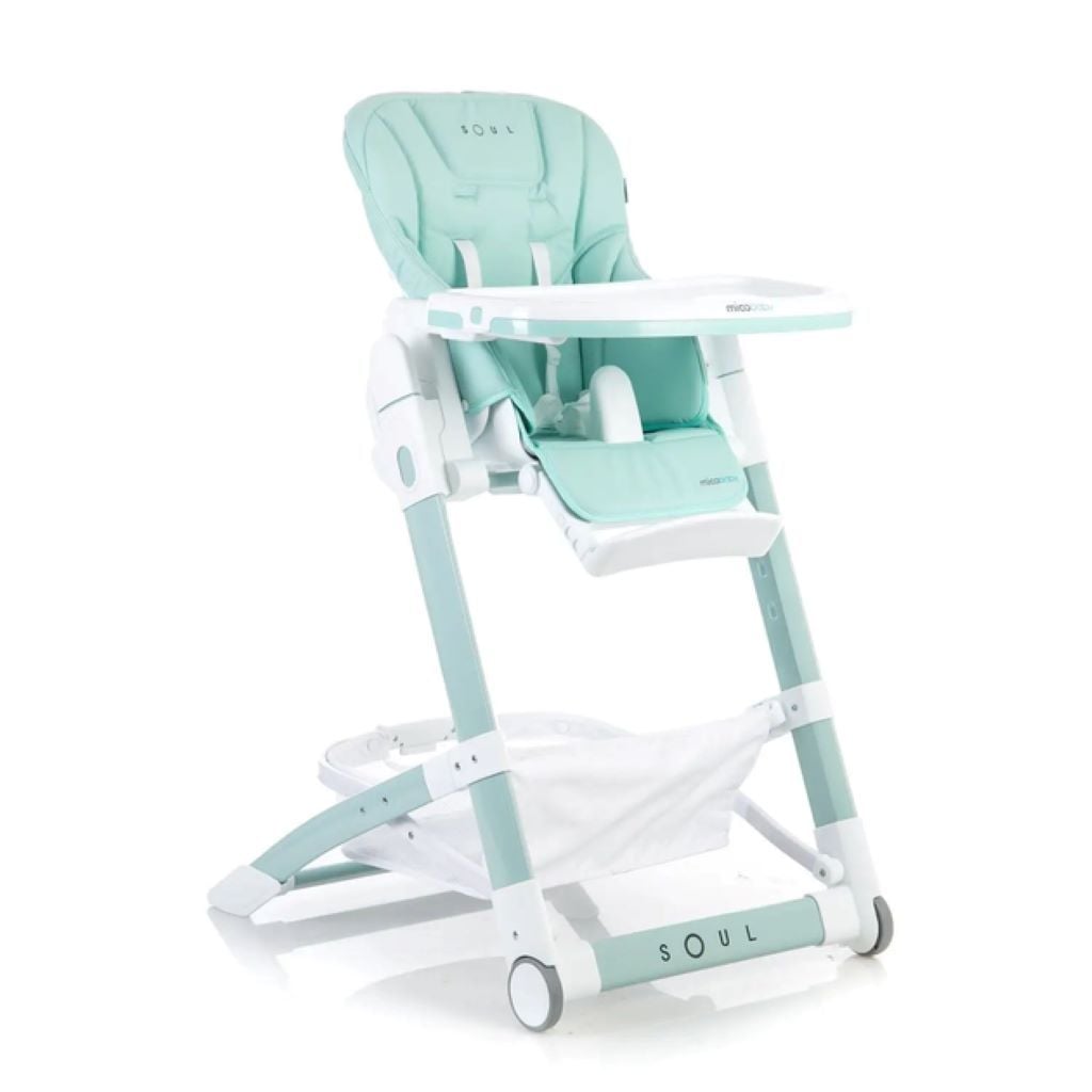 Стільчик для годування Mioobaby Soul м'ятний 8808 Mioobaby