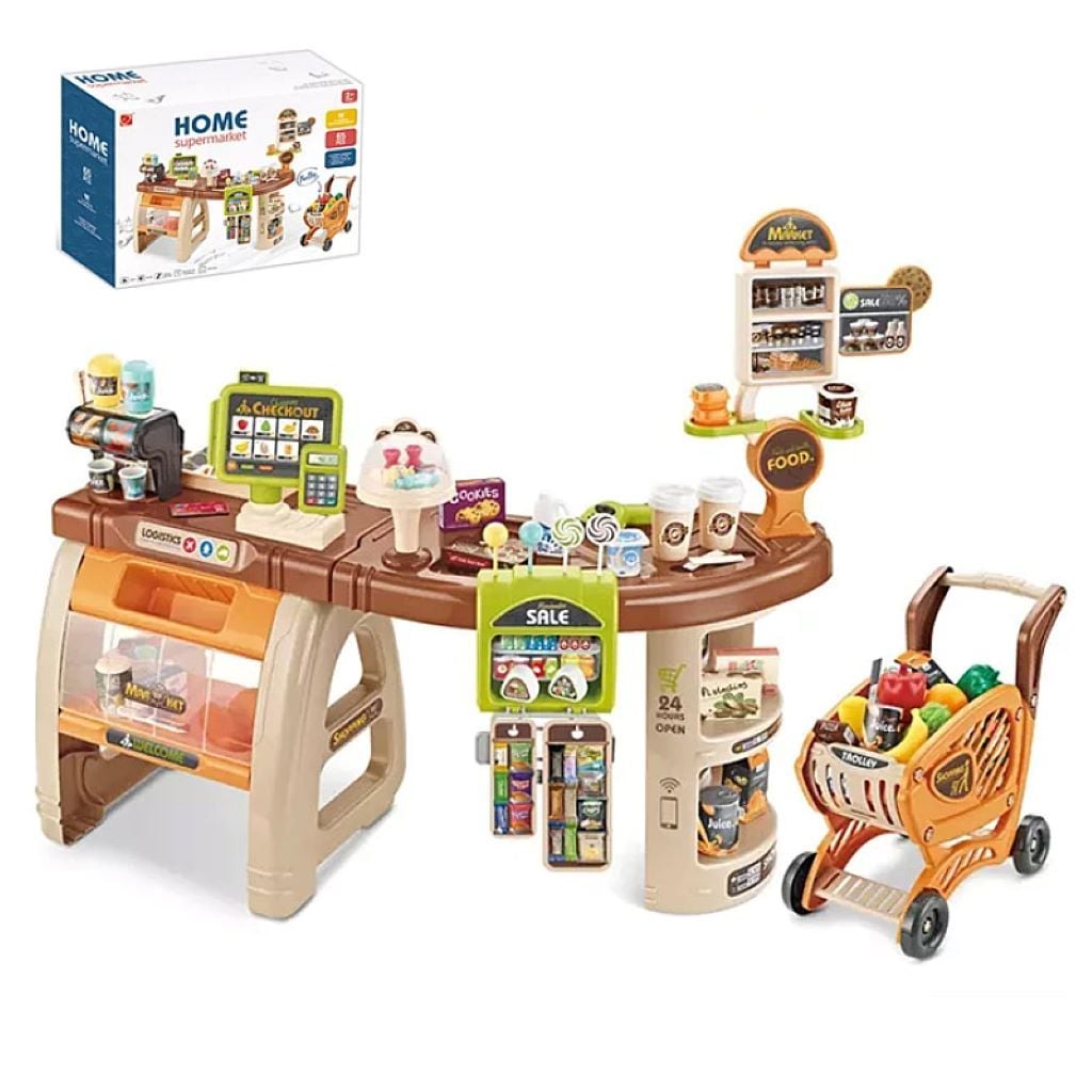 Супермаркет 65ел світло звук візок у коробці 64х20х46 см 668-68 Китай