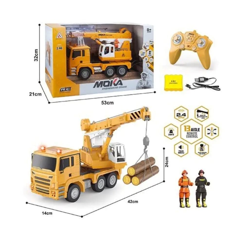 Машина кран р/у в коробці 53*32*21см 2050 Китай