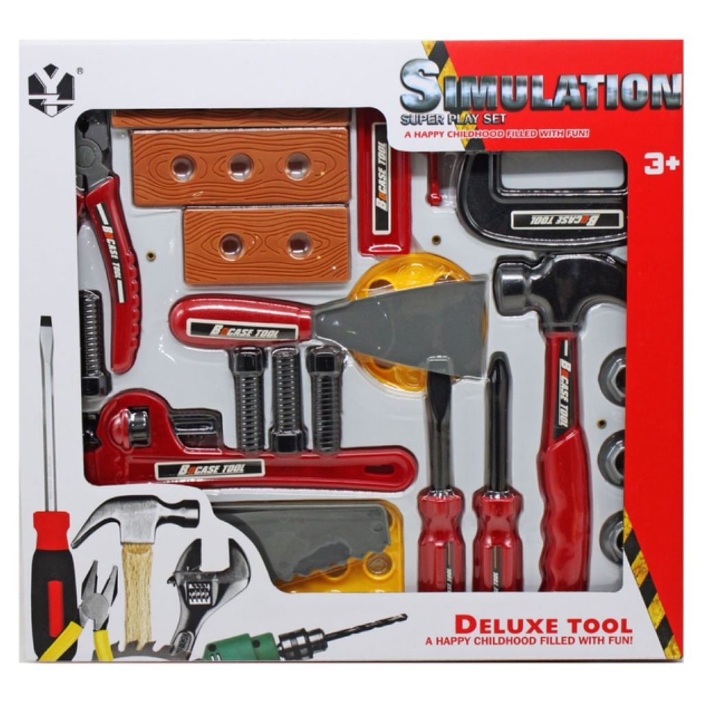 Інструменти іграшкові Deluxe tool набір в коробці 36*33*3,5см H611A Китай