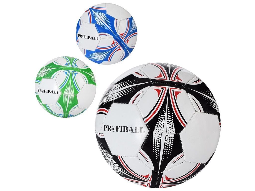 М'яч футбольний №5 300г PU 3 види EV-3365 Китай