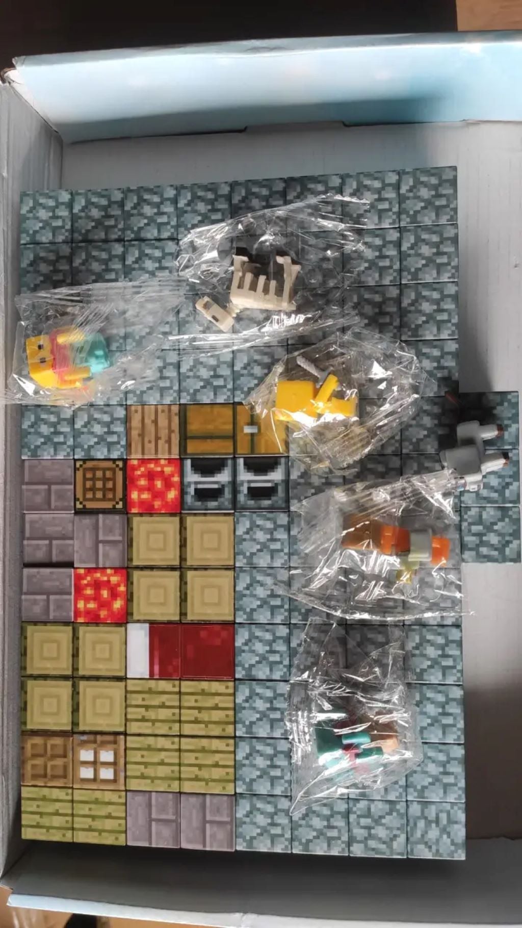 Конструктор магнітний типу майнкрафт 10 деталей у пакеті 0887 Китай