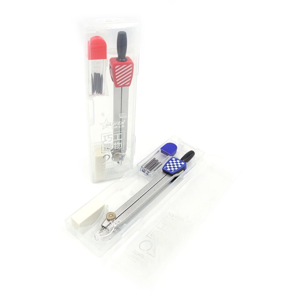 Циркуль + грифель в пластиковому футлярі 14,5*4,5*1,5см JF-8066 Josefotten