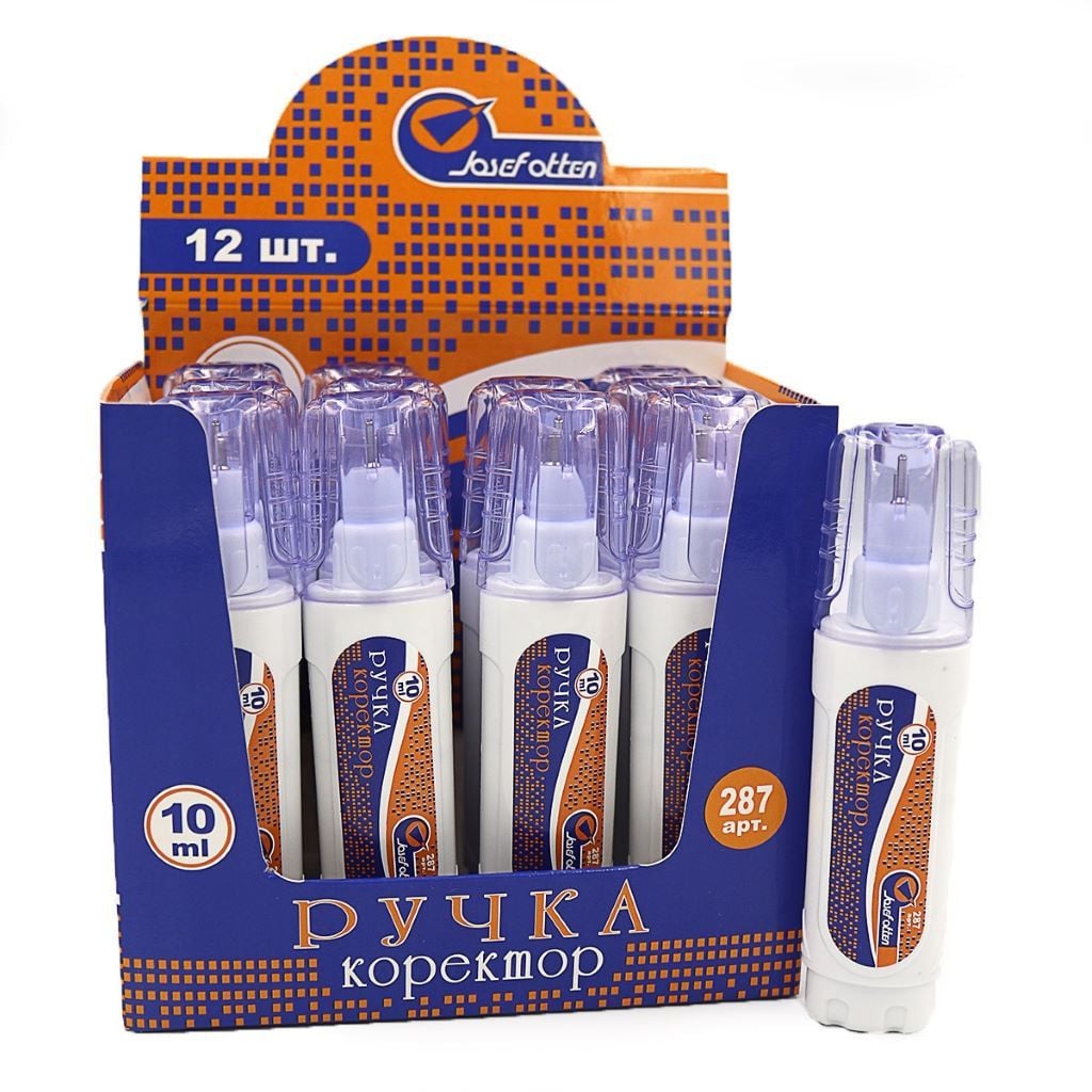 Коректор ручка 10мл з металевим клапаном 287 Josefotten