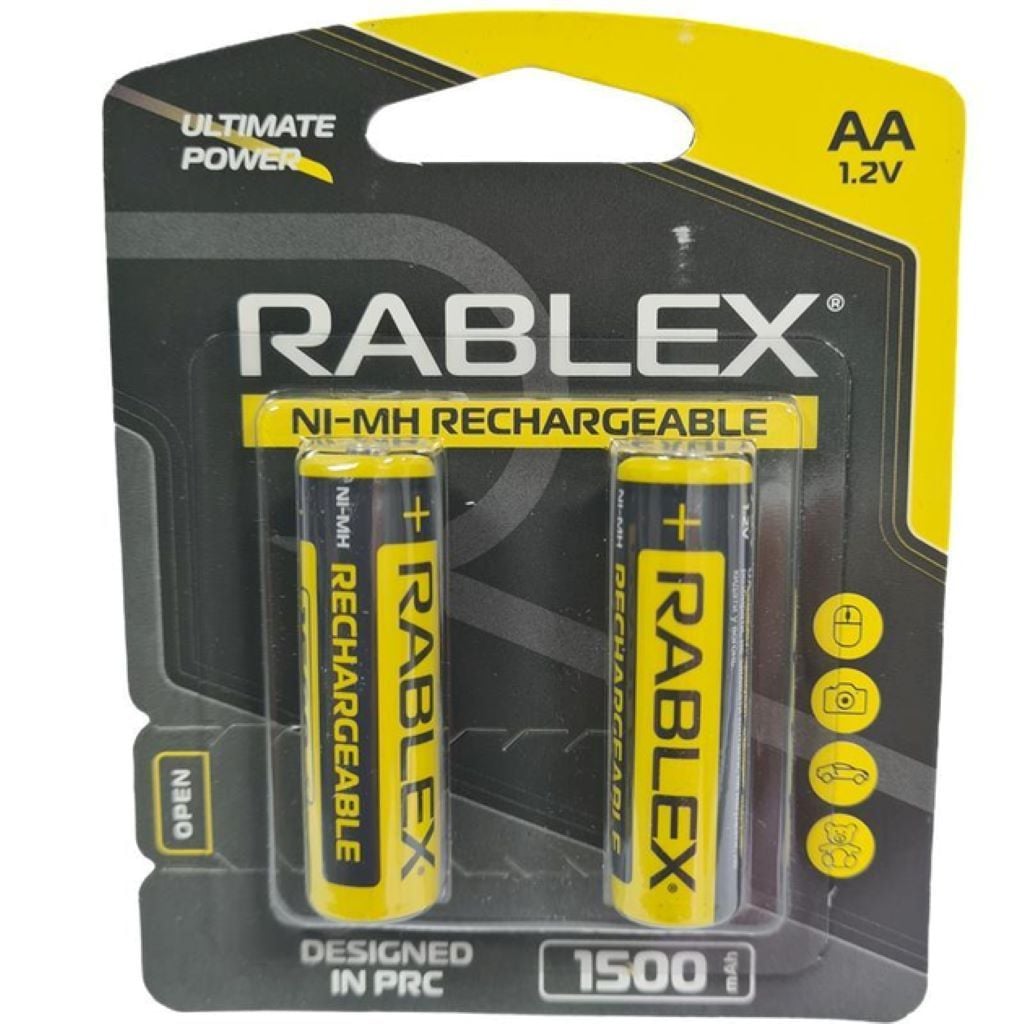 Акумулятор пальчик AА1.2V 1500mah Ni-MH Rechargeable R61500mAh Rablex