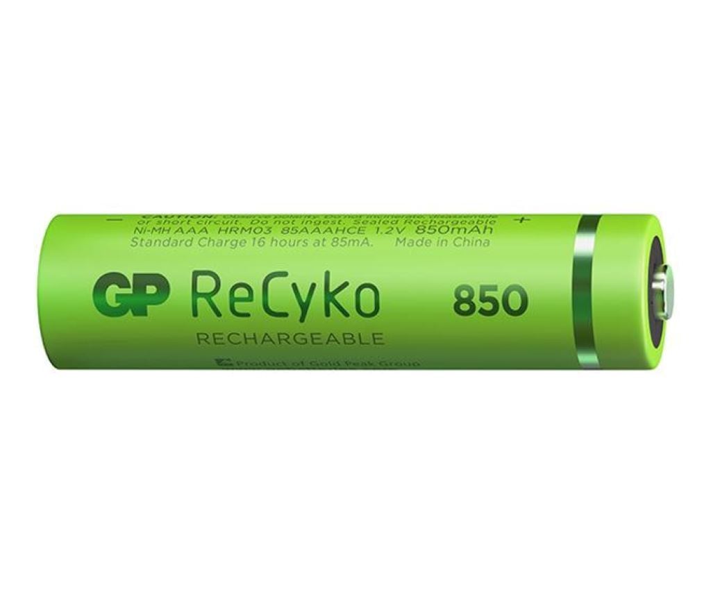 Аккумулятор мініпальчик AAА2 850mah ReCyko R03850mAh GP