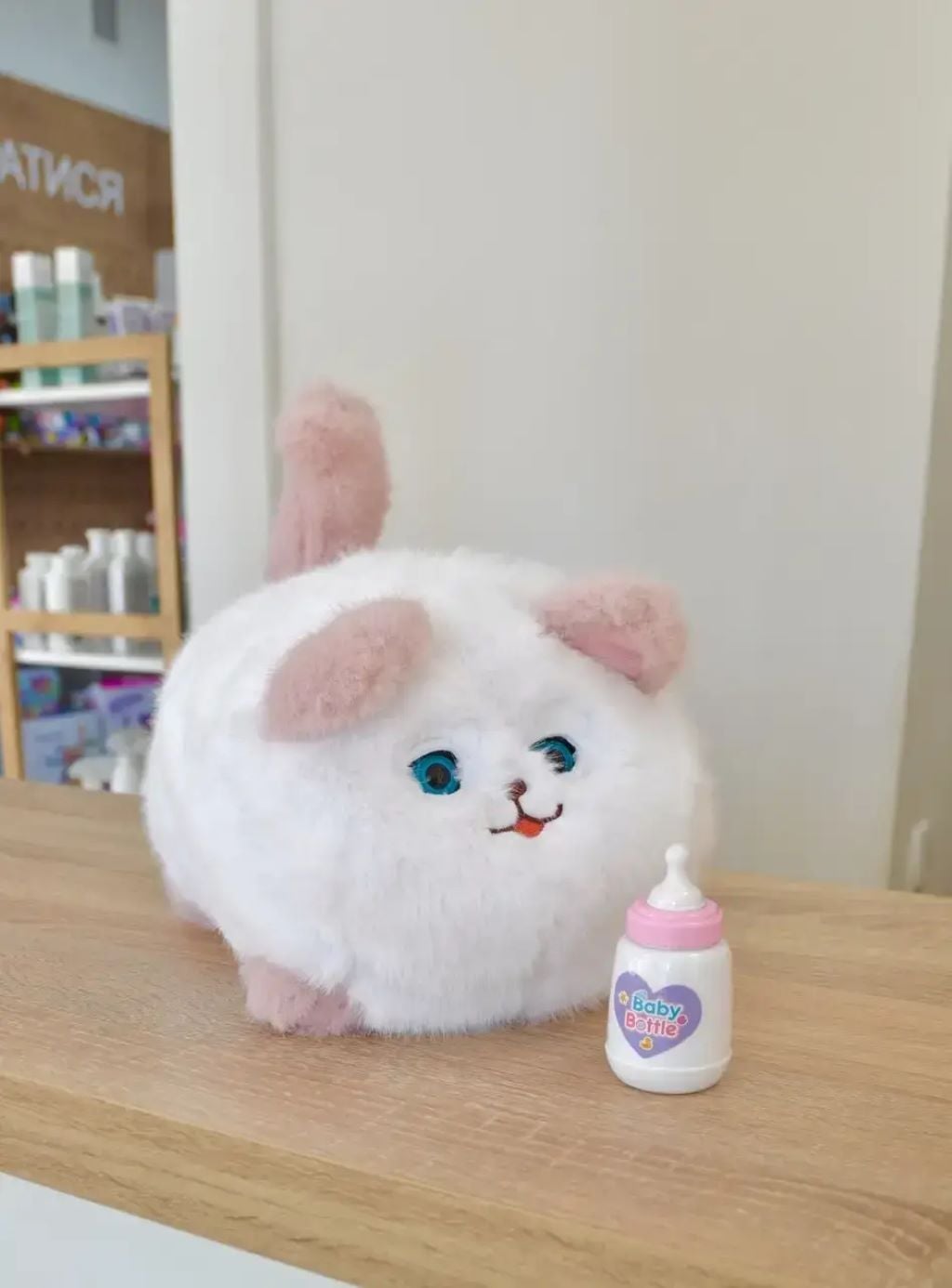 Інтерактивне Кошеня звуки вікриває очі на батарейках у коробці BL-335 Китай