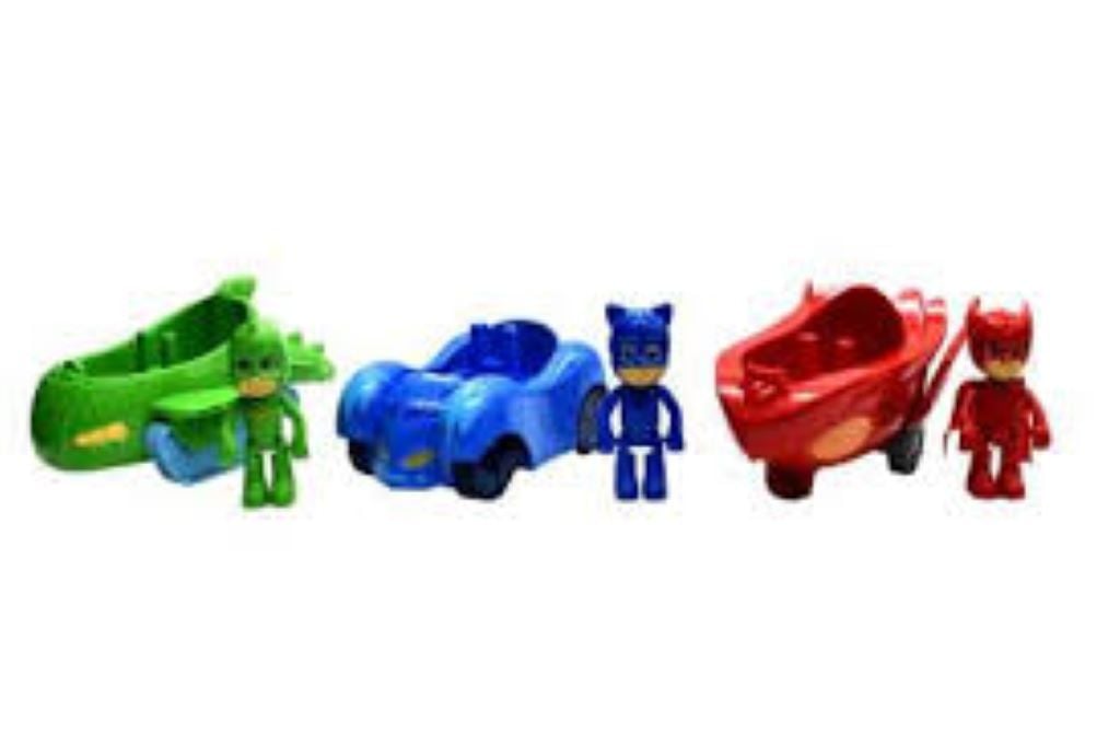 Герої в масках Pjmasks 2шт машина на планшеті 34*38см HE0129 Китай