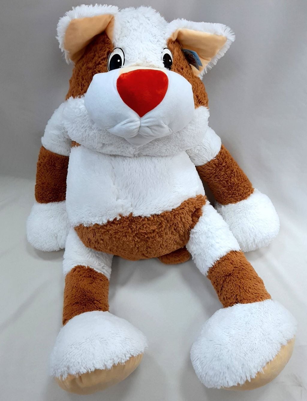 М'яка іграшка кіт Матвій 120*40см бежево коричневий 0006 Україна