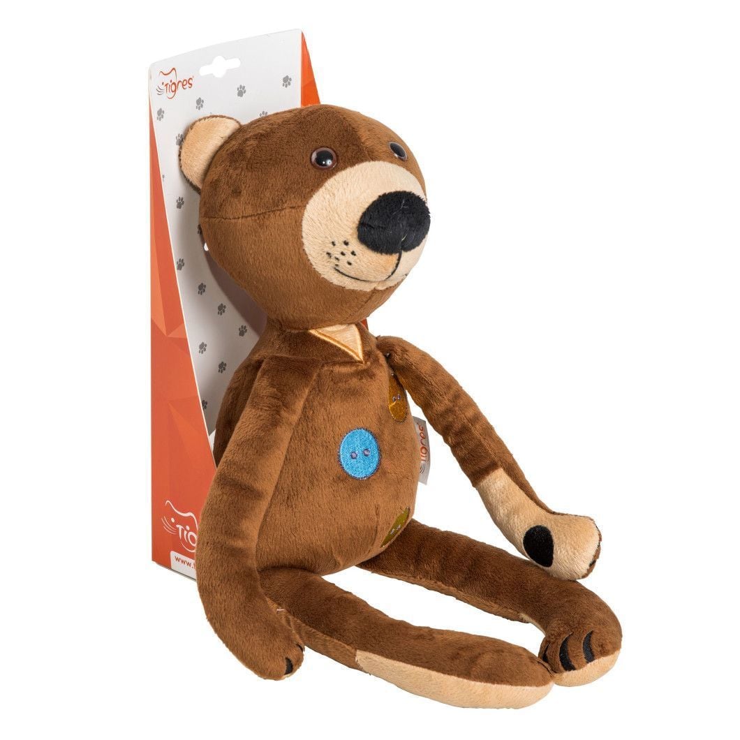 М'яка іграшка Ведмедик обіймашка 45см коричневий ВЕ-0123 Тігрес