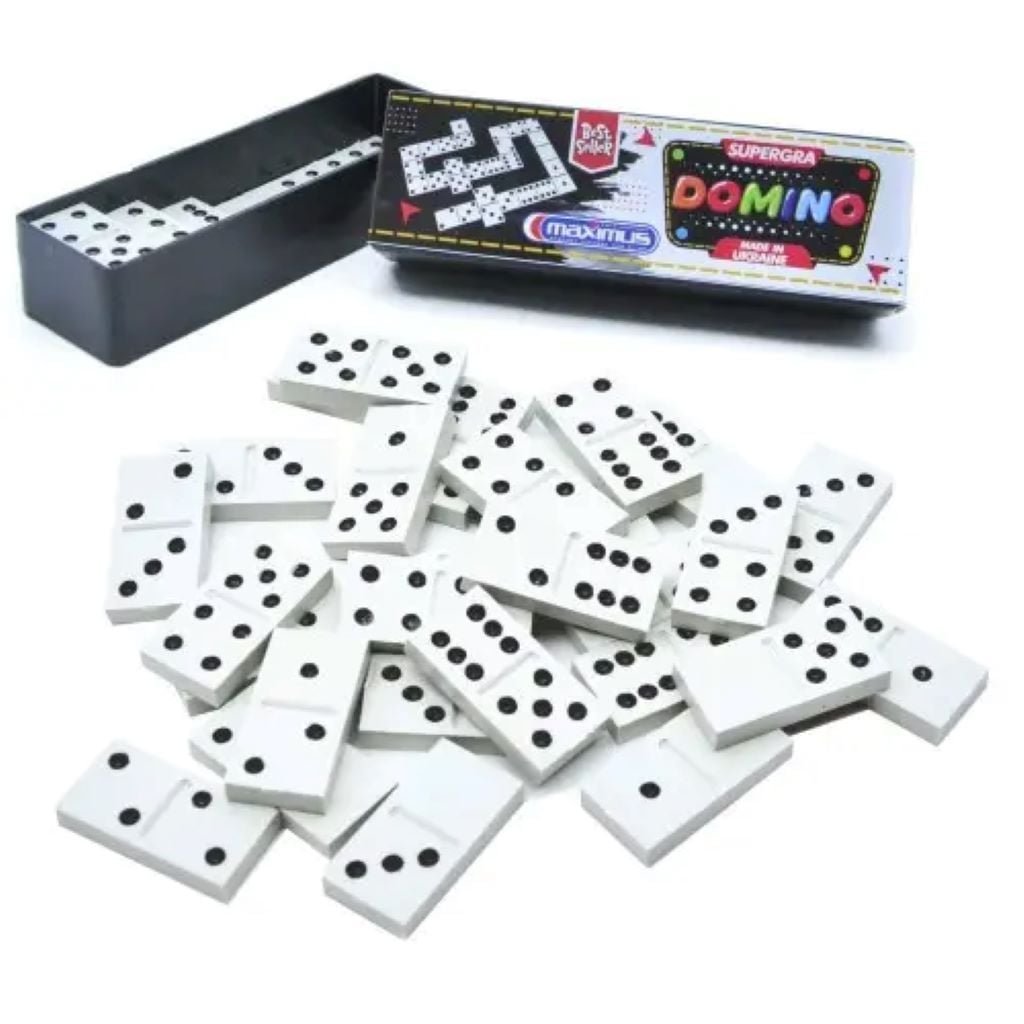 Доміно класичне в пластиковій коробці 14,5*4,5*3см 5276 Maximus