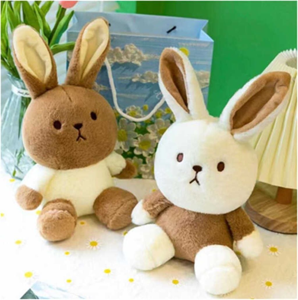 М'яка іграшка Зайченя 20см хутро мікс кольорів M14032 Китай