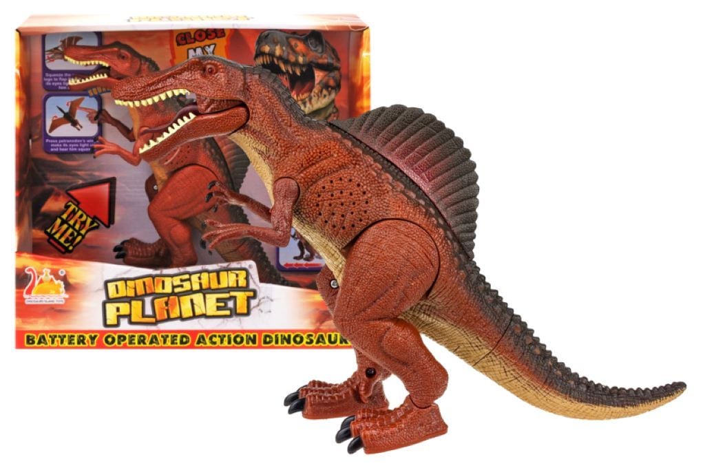 Динозавр на батарейках 50см ходить звук в коробці 32*19*13см 1063 Китай