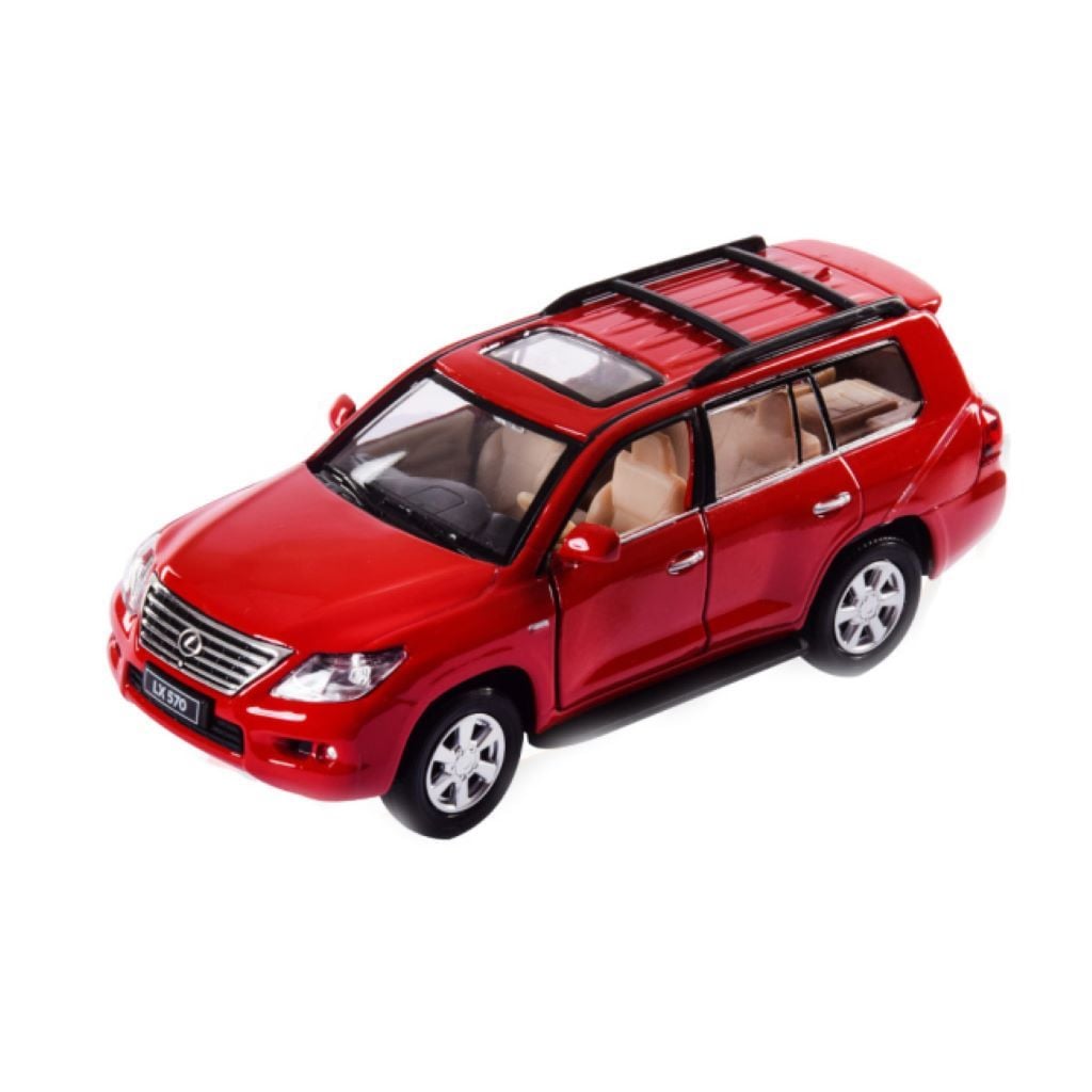 Машина метал 1:32 Lexus LX570 муз світло відкрив двері коробка 18*9*9см 68301 Автопром
