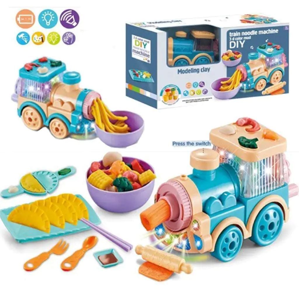 Тісто для ліпки Modeling clay Чарівний поїзд в коробці 38*21*9см 9914A Китай