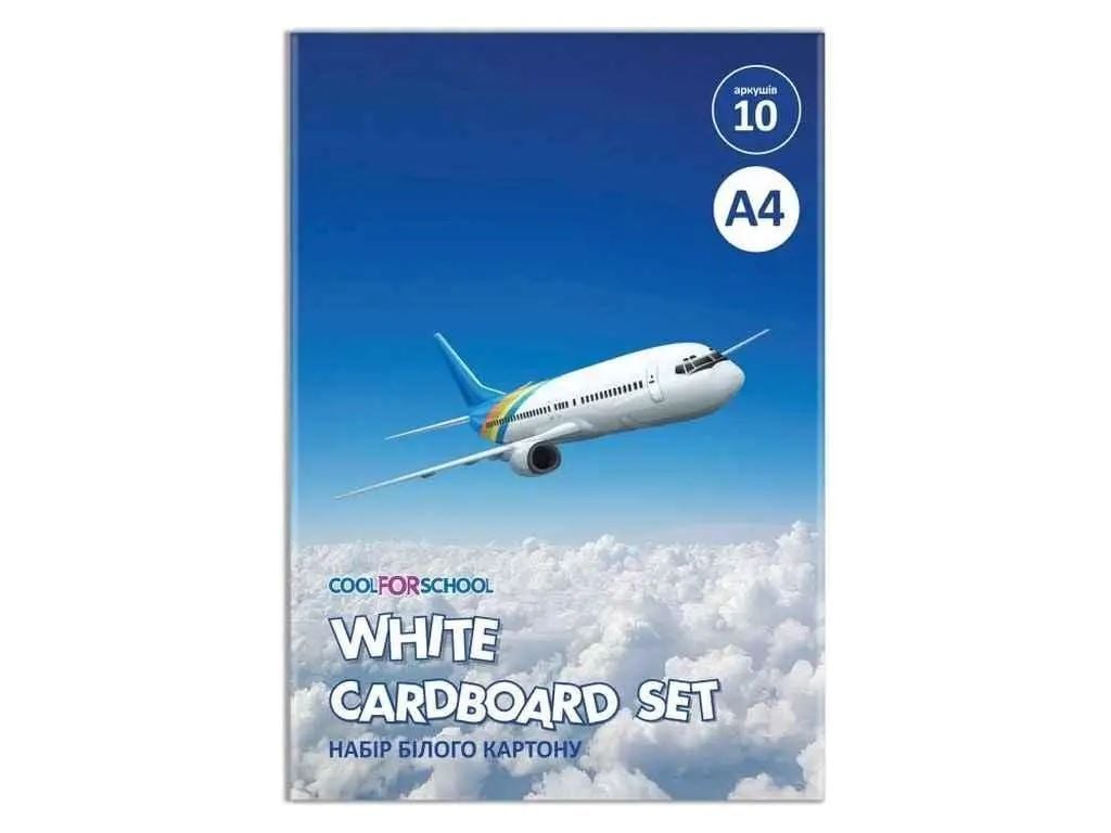 Картон білий А4 10 арк 21000-02 Рюкзачок