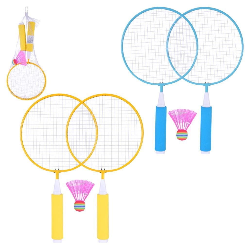 Бадмінтон металевий 2 ракетки воланчик у сітці BD20602 Китай