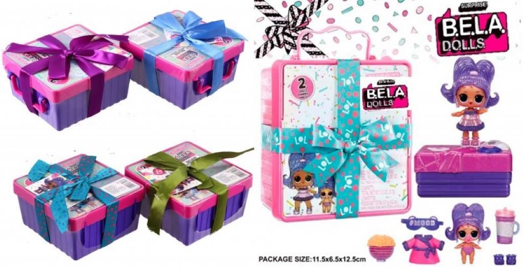 Лялька Bela Dolls та аксесури в пластиковій коробці 12.5*11.5*8см BM1185 Китай