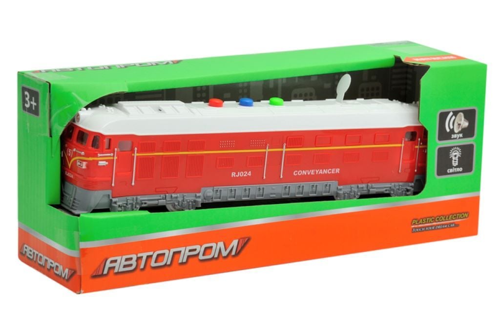 Поїзд локомотив звук світло у коробці RJ024 Китай