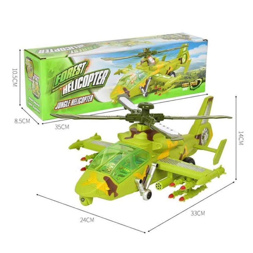 Гелікоптер світло звук у коробці 34*10*9см 777-42 Китай