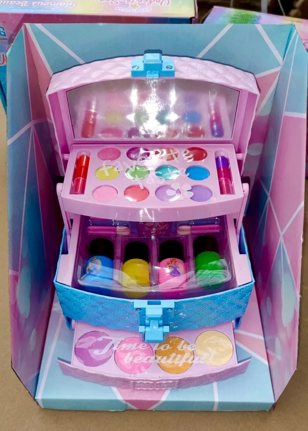 Косметика OMG LOL 3 яруси в скринці коробка 65*36,5*5,5см CS68-E1 Китай