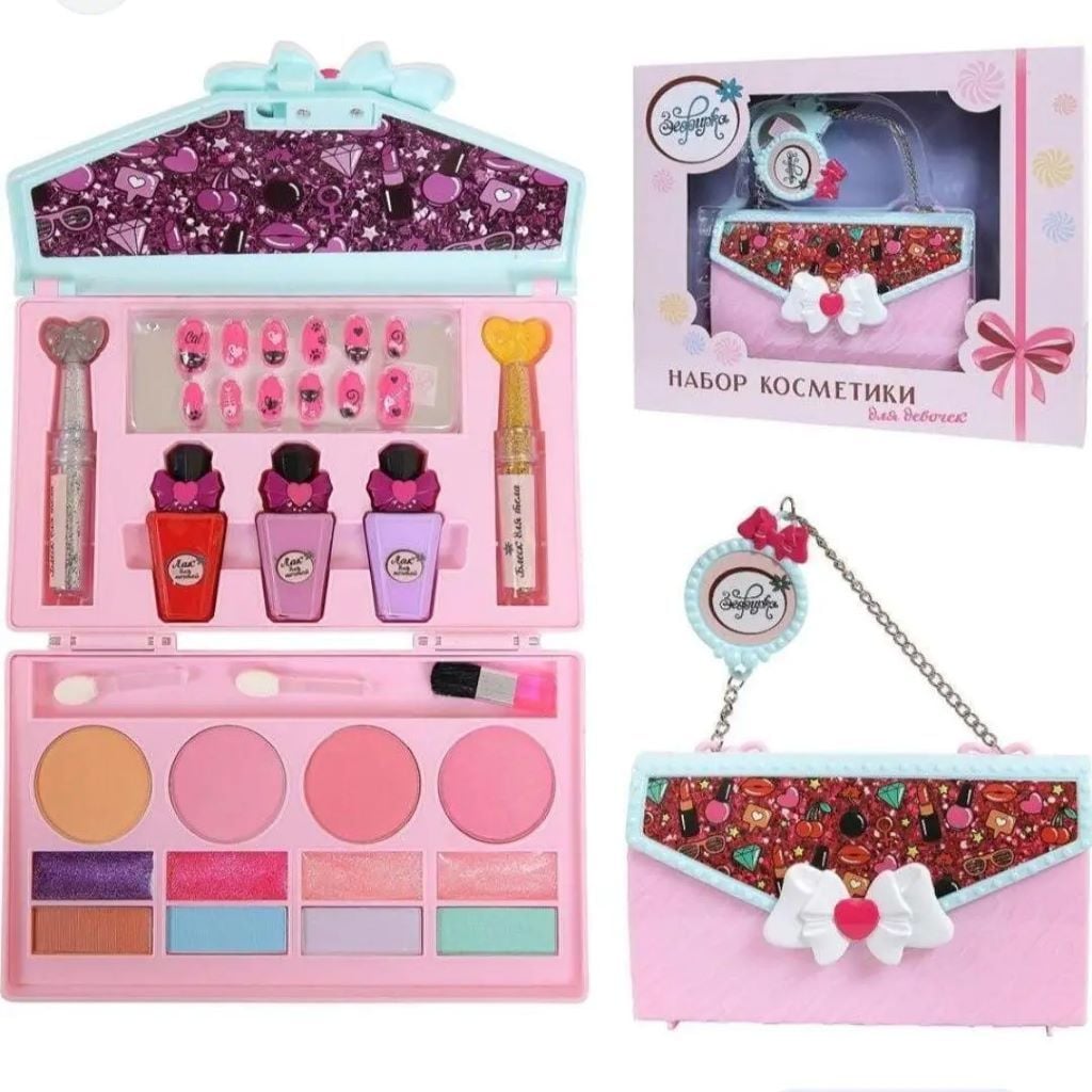 Косметика  в сумці-валізі коробка 31*25*6см S22631 Китай