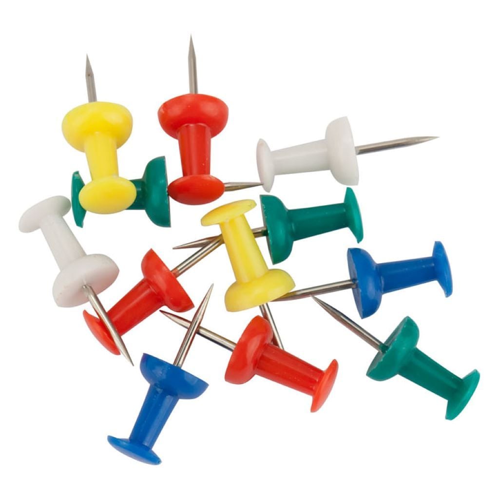 Кнопки канцелярськи 31шт у блістері ST00521 Китай