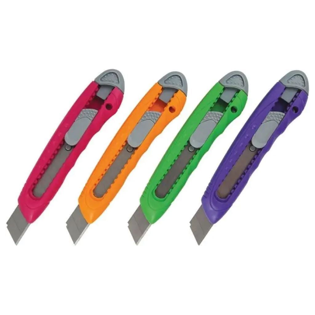 Ніж канцелярский 18мм механічний фіксатор 6402-A Axent