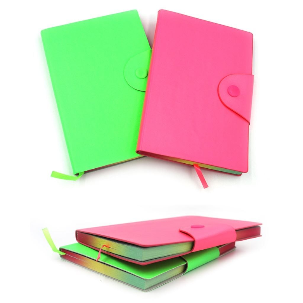 Блокнот 16*11см 80арк на кнопці мікс кольорів у пакеті 5901-3 Josefotten