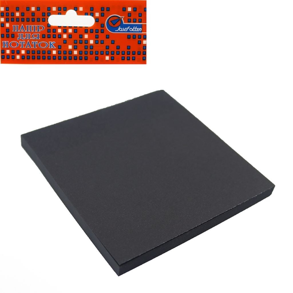 Папір самоклейка 60арк 75*75мм чорний DSCN0610 Josefotten