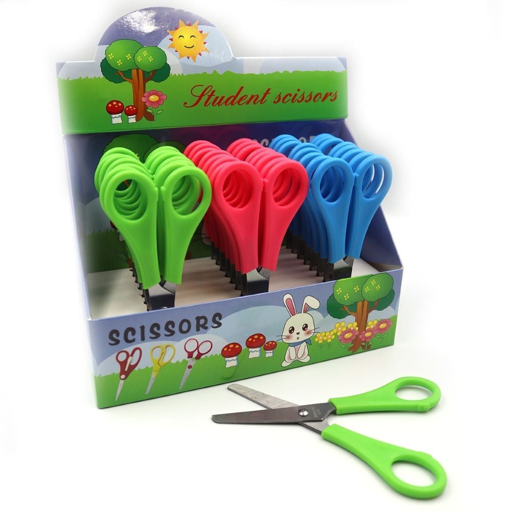 Ножиці дитячі 13см з лінійкою закруглені DSCN0896 Josefotten