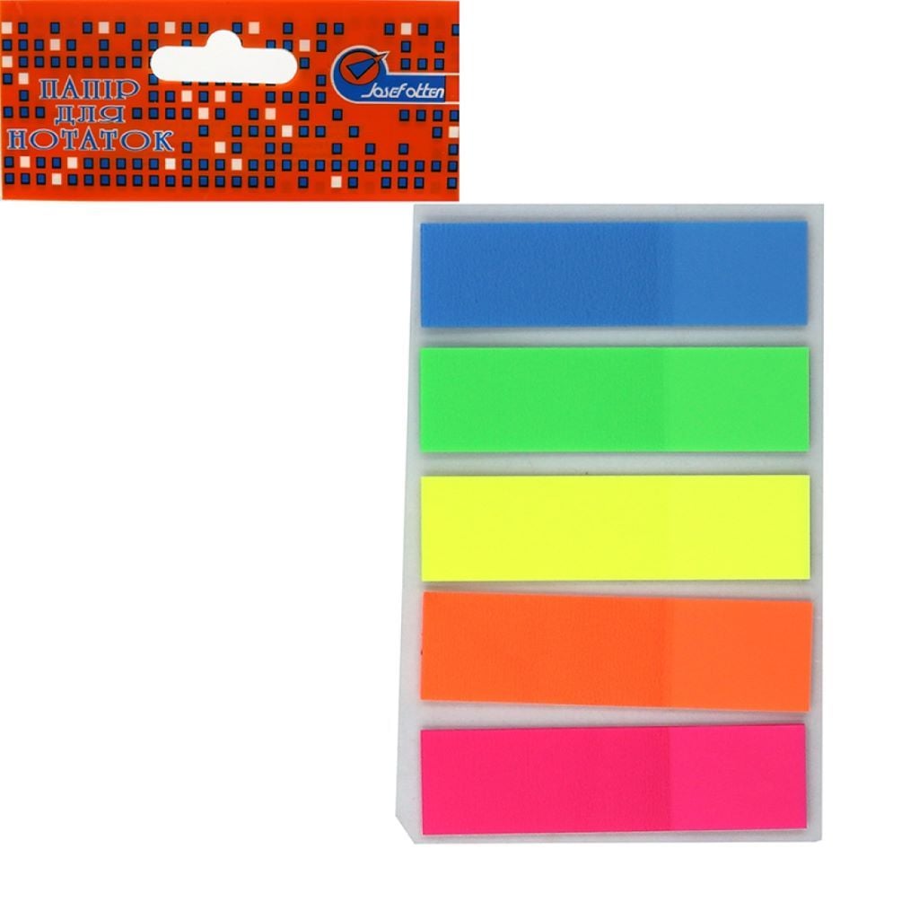 Стікери закладки 100шт 5кол 45*12мм DSCN0590 Josefotten