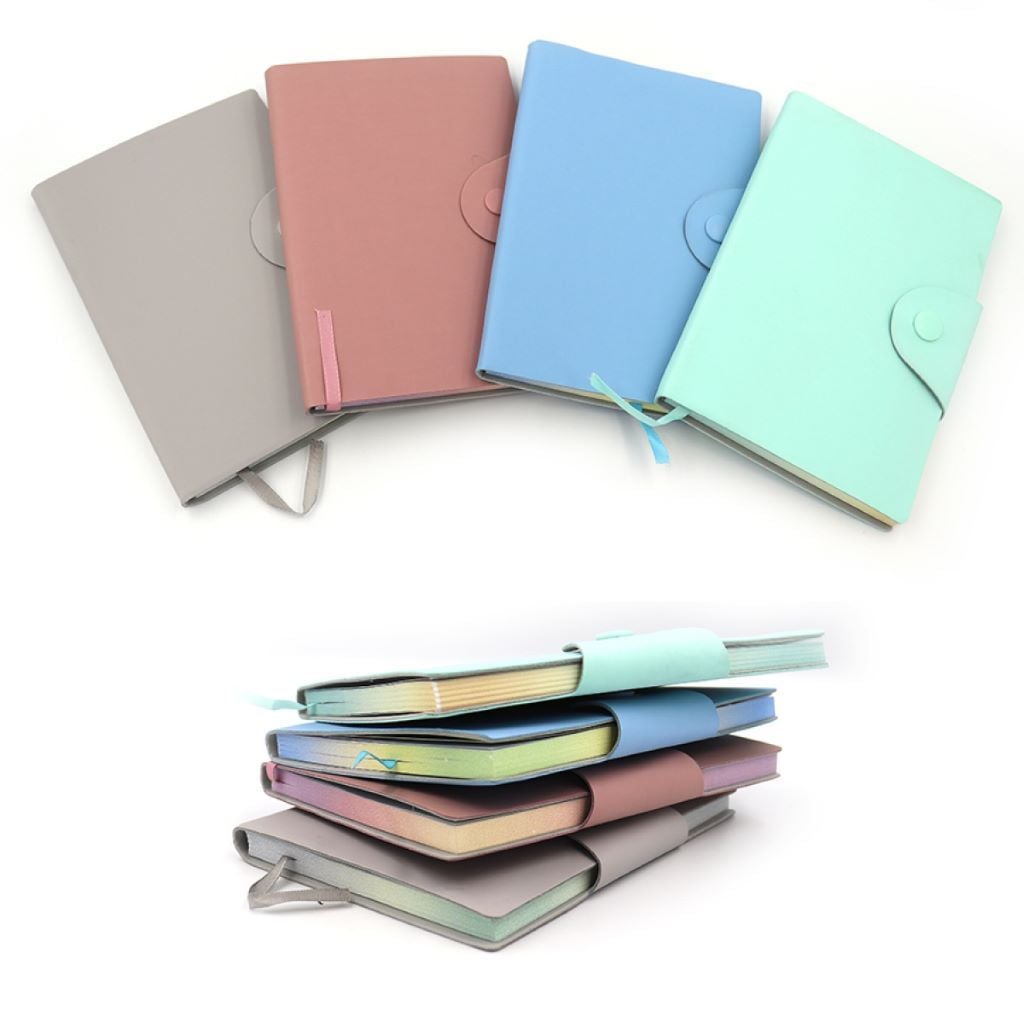 Блокнот 16*11см 80арк на кнопці мікс кольорів у пакеті 5901-2 Josefotten