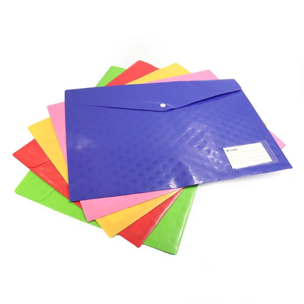 Папка конверт А3 на кнопці 43*30см Класік мікс кольорів E-8320 Josefotten