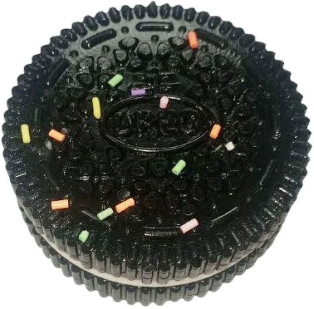 Антистрес таба Сквіш печиво Орео 7-8см 2 кольори  з присипкою у пакеті 14*13см 6675-4 Китай