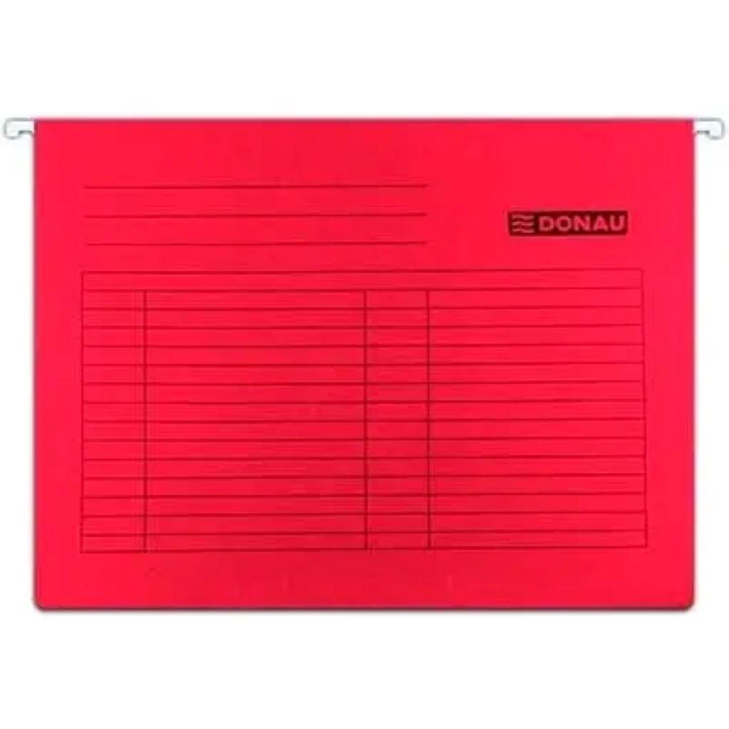 Файл А4 підвісний паперовий  230г/м2 червоний 7410905-04 DONAU