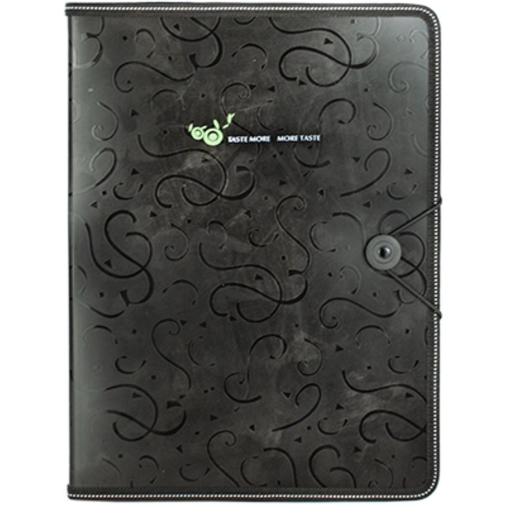 Папка A4 на гумці органайзер з тисненням мікс кольорів OS8836 Китай