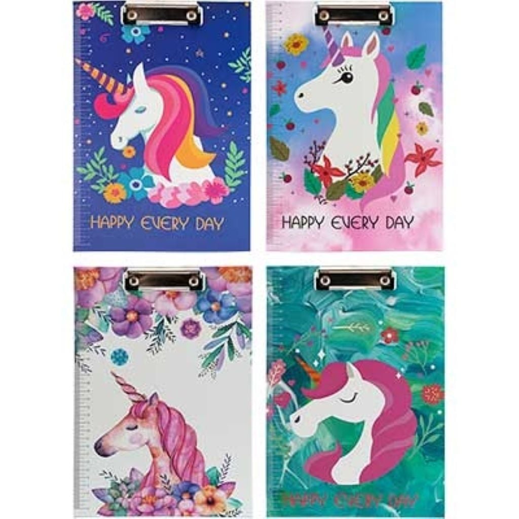 Плашшет A4 з пластику і затискачемз малюнок Єдиноріг BJ023 Китай