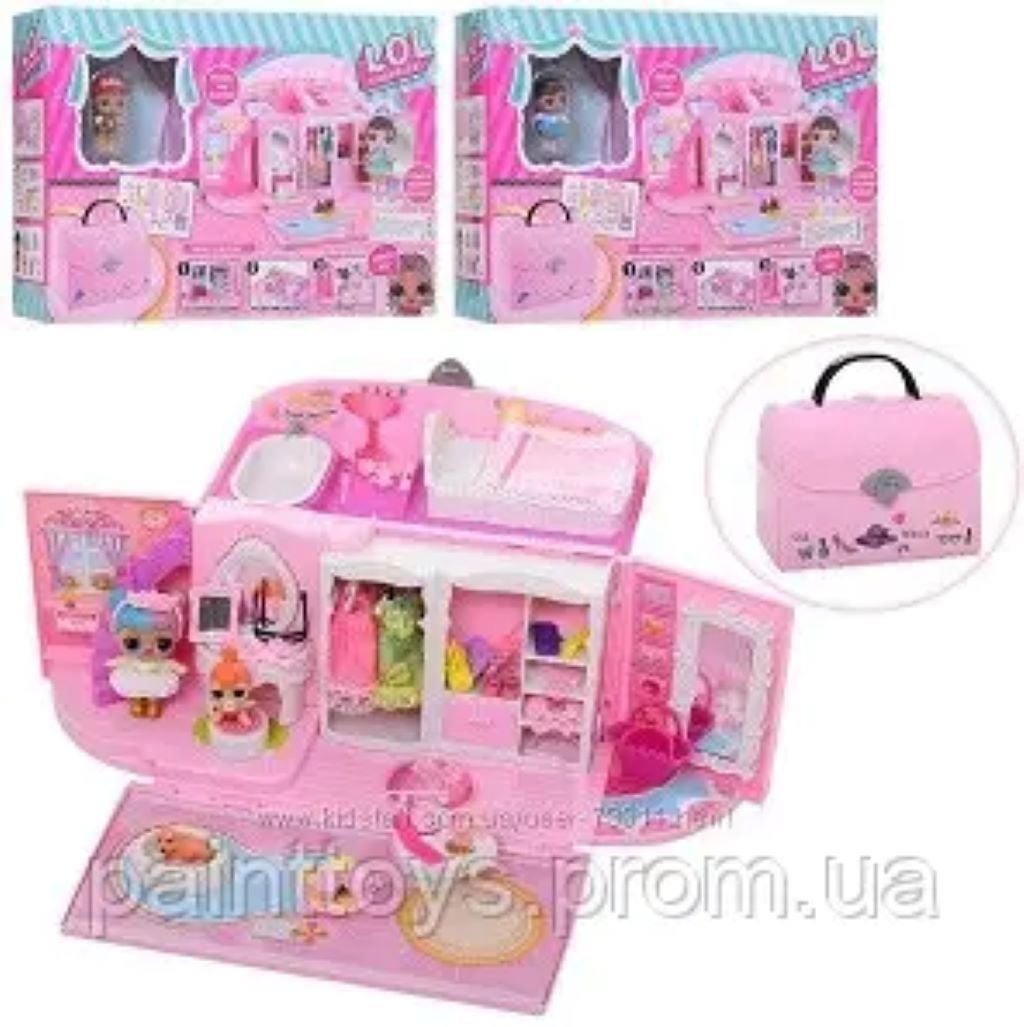 Лялька LoL будинок у формі сумки аксесуари у коробці 37*26*9см QL051-1 kiddisvit