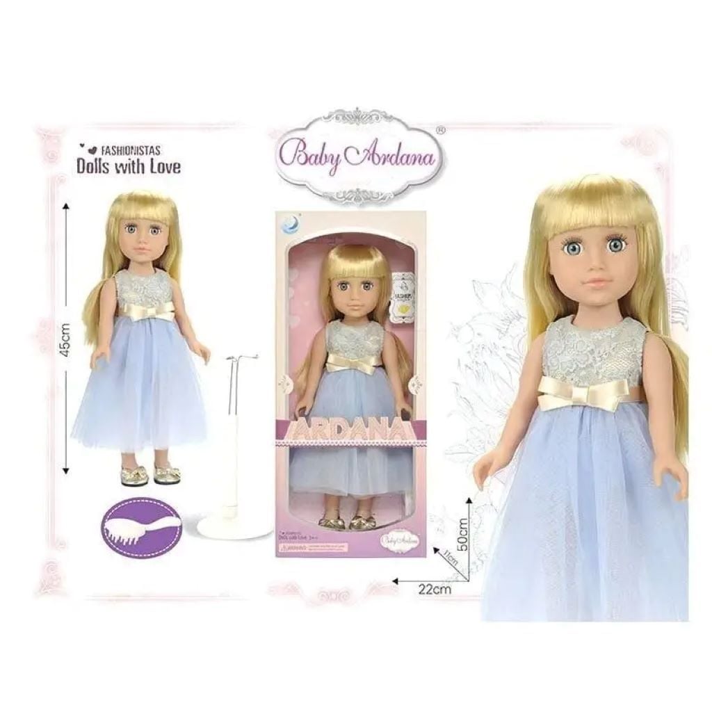 Лялька Ardana Модниця аксесуари коробка 50*22*12см A666A Китай