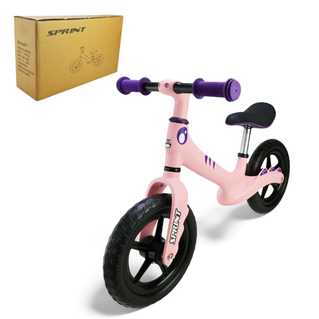 Велобіг 12" колеса  EVA нейлон рожевий BB2509 Китай